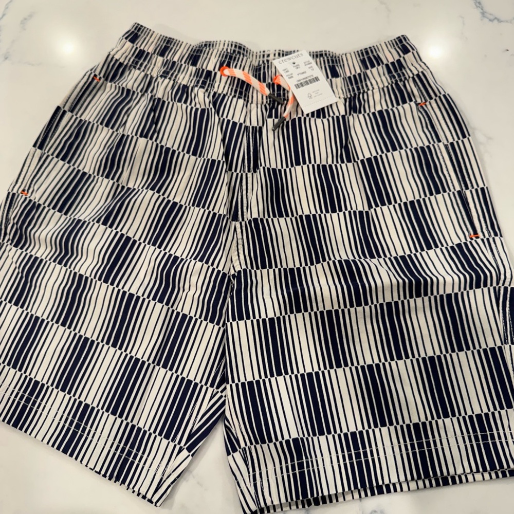 NWT Crewcuts Boys Swim Trunks w/UPF 50+ Size 12